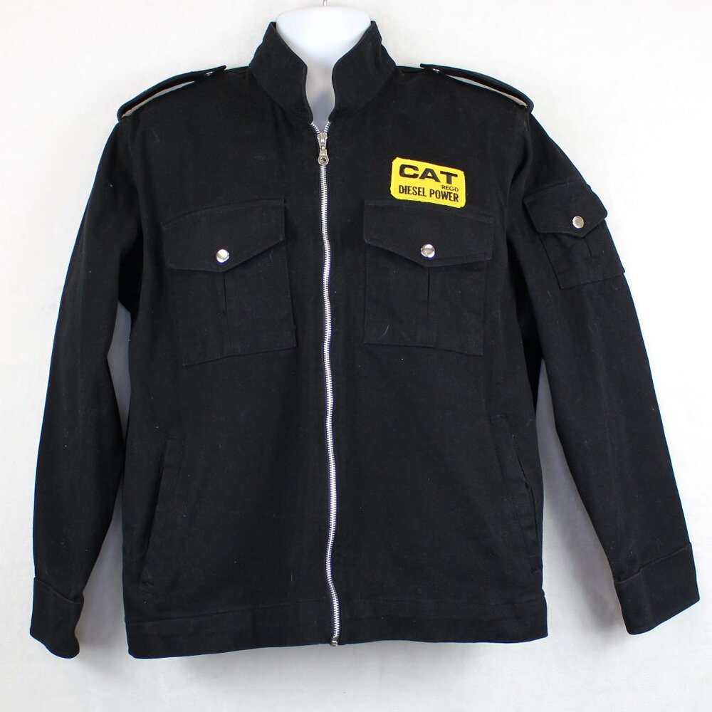 Vintage CAT Caterpillar Diesel Power Zip Light Jacket (L)